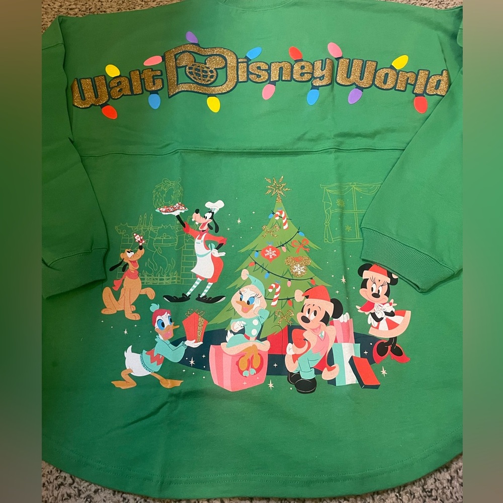 Disney Christmas Holiday Spirit Jersey Adults XL